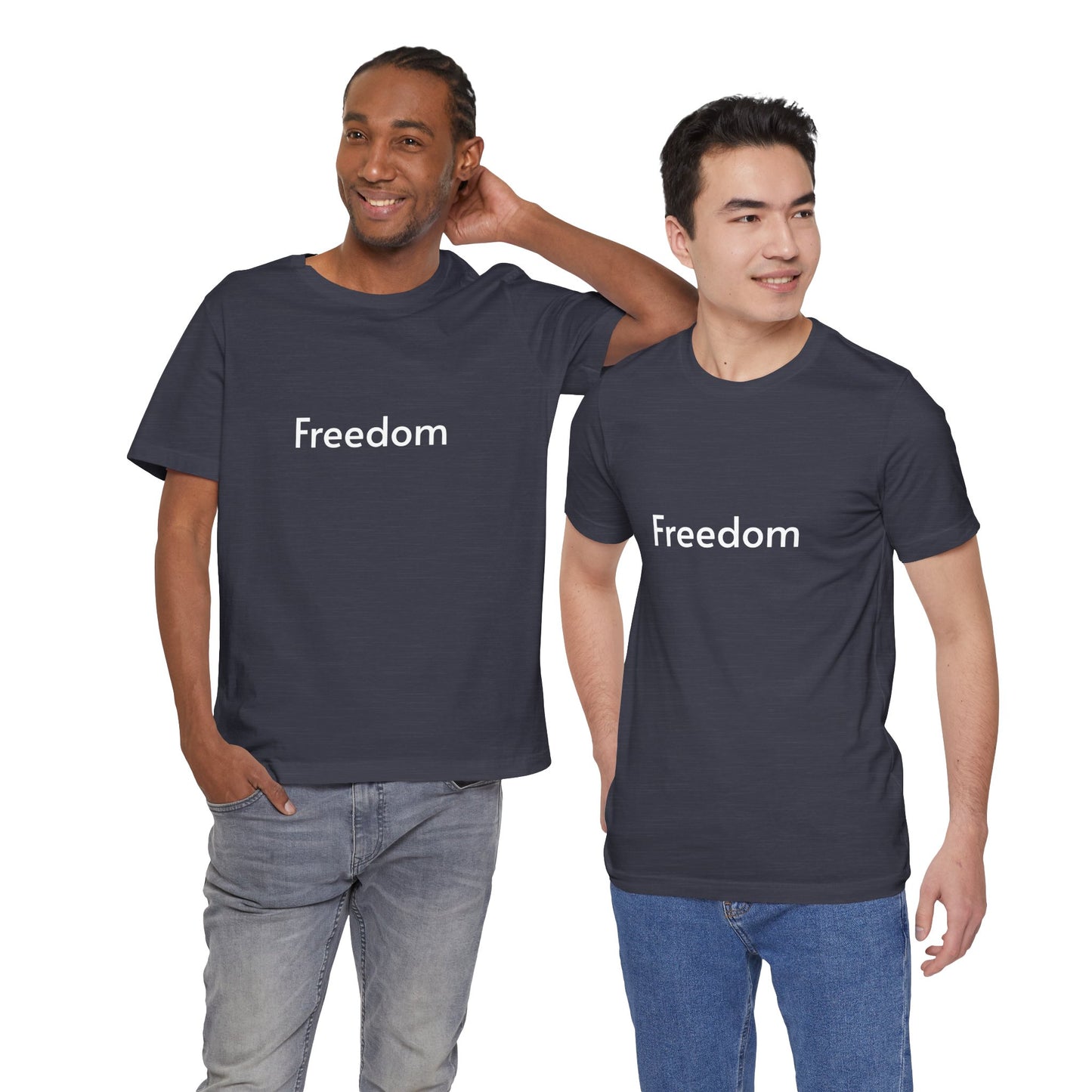 Freedom Unisex Jersey Tee, Casual T-Shirt, Inspirational Shirt, Everyday Wear, Gift for Freedom Lovers, Comfort Wear, Positive Vibes