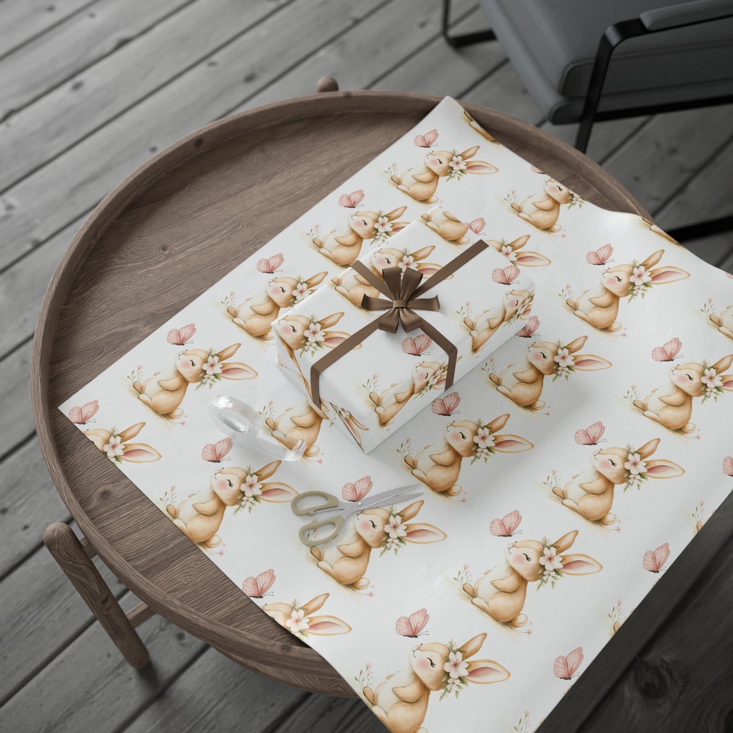 Easter Bunny Wrapping Paper for Spring Celebrations