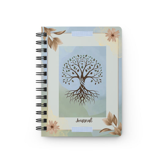 Nature-Inspired Spiral Bound Journal | Eco-Friendly Notebook for Writing, Sketching & Planning | Gift for Writers, Students, Nature Lovers