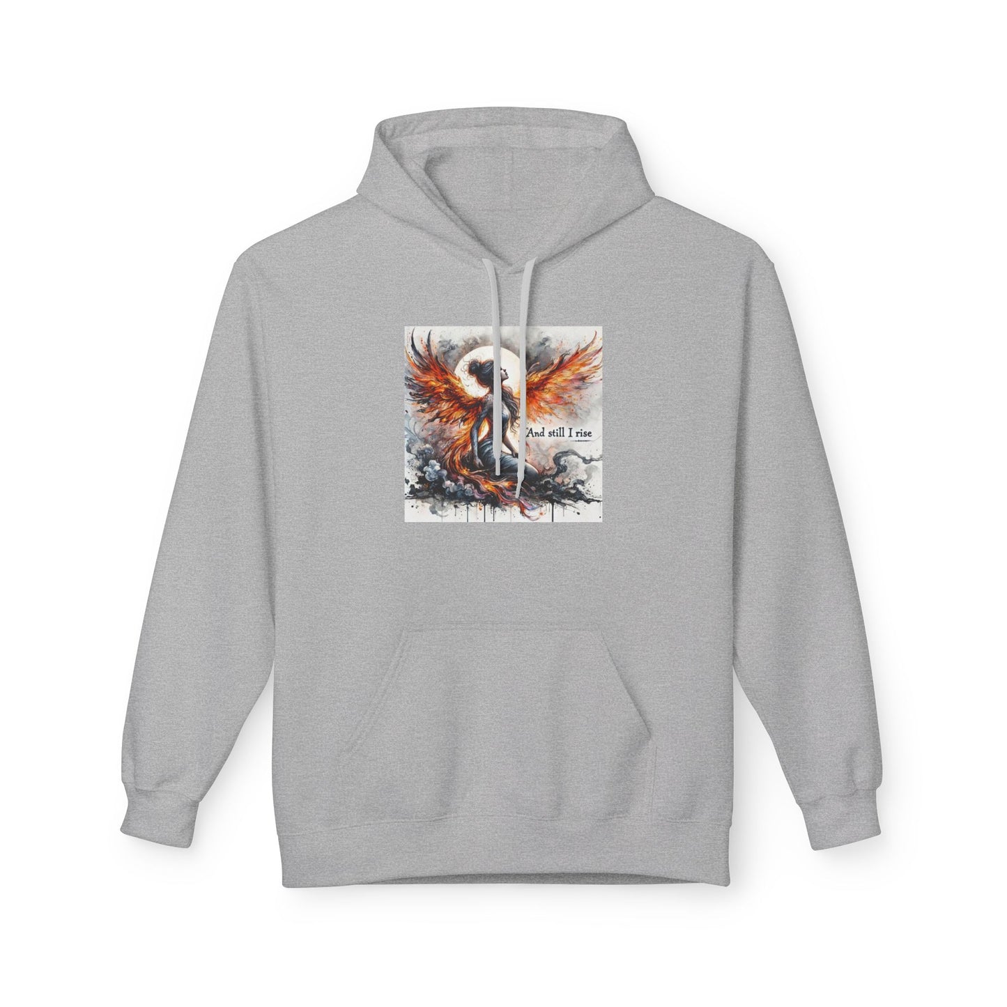 Phoenix Rising Fleece Hoodie | Inspirational Hoodie, Unisex Sweatshirt, Cozy Gift, Fall Fashion, Motivational Wear