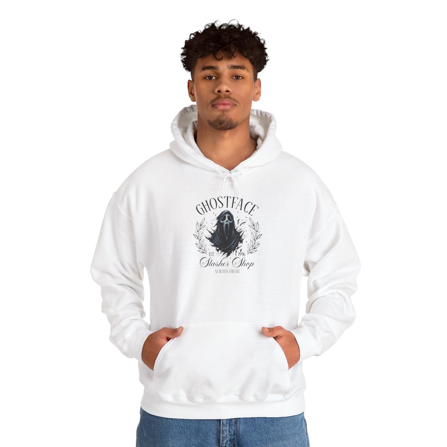 Ghostface Unisex Hooded Sweatshirt - Cozy, Stylish, Perfect for Halloween, Gift for Horror Fans, Casual Wear, and Everyday Comfort