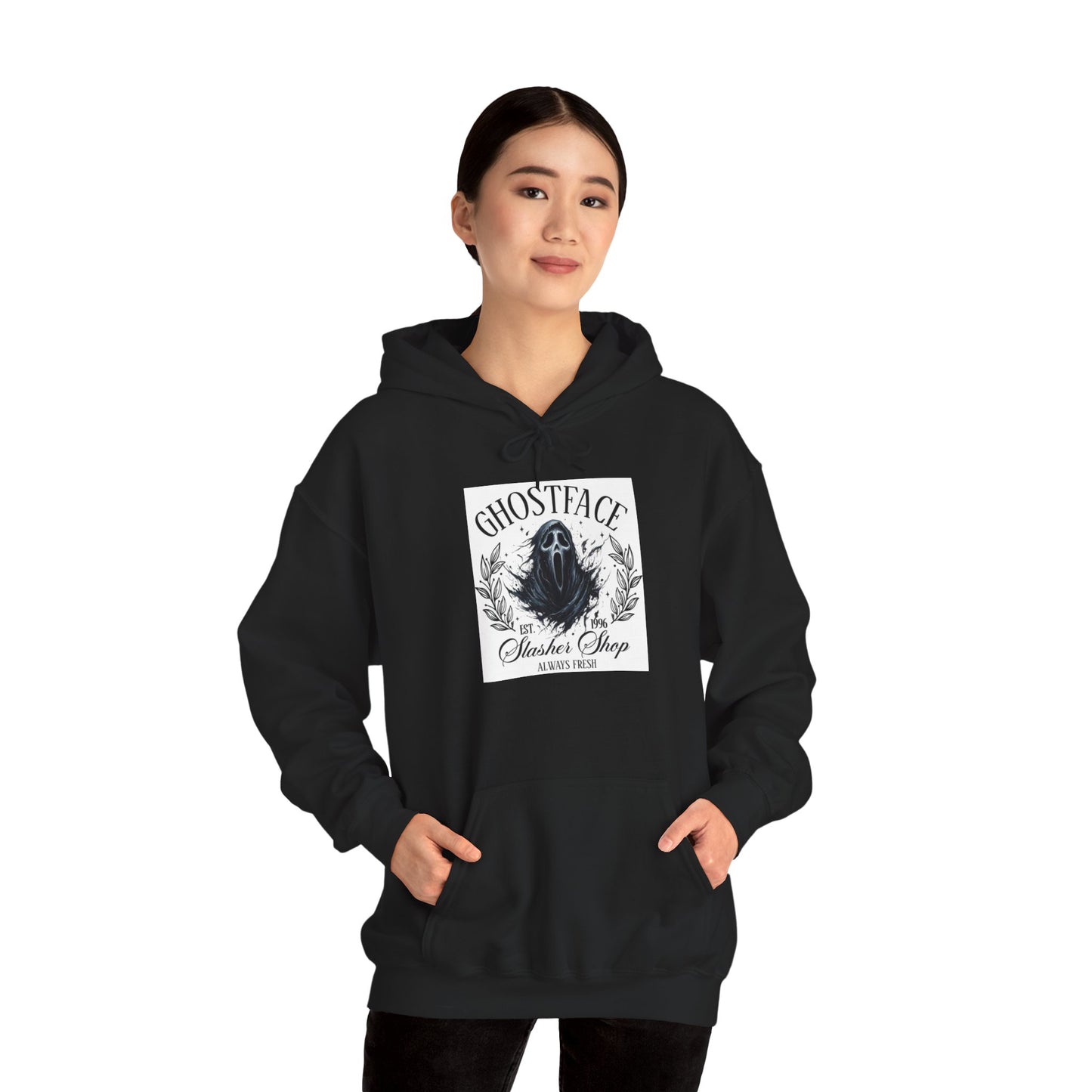 Ghostface Unisex Hooded Sweatshirt - Cozy, Stylish, Perfect for Halloween, Gift for Horror Fans, Casual Wear, and Everyday Comfort
