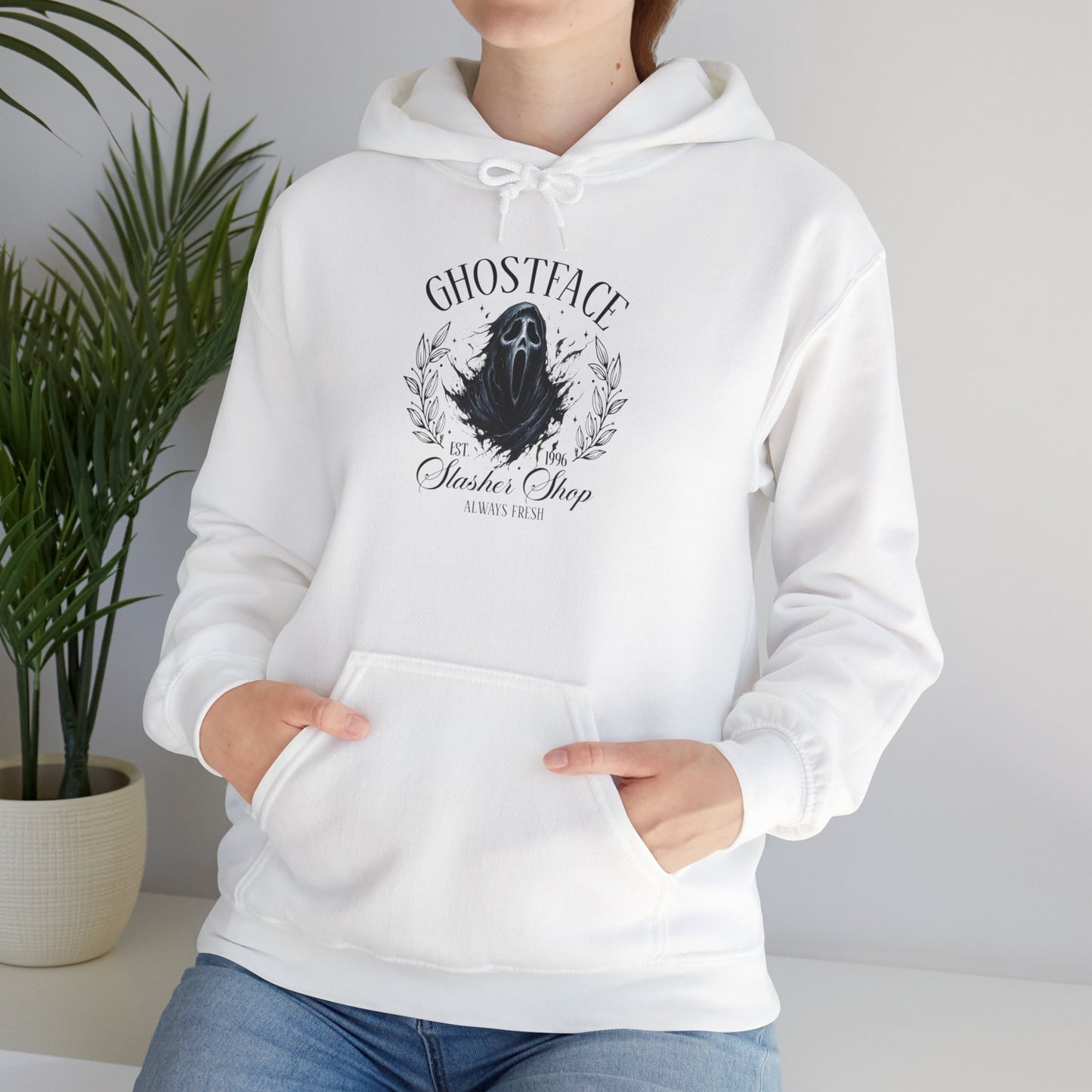 Ghostface Unisex Hooded Sweatshirt - Cozy, Stylish, Perfect for Halloween, Gift for Horror Fans, Casual Wear, and Everyday Comfort
