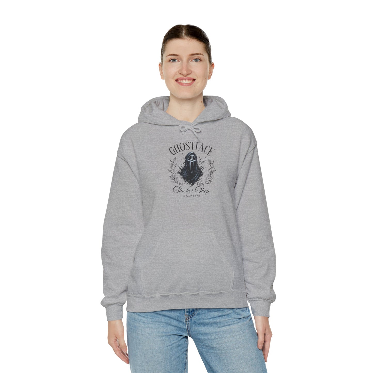 Ghostface Unisex Hooded Sweatshirt - Cozy, Stylish, Perfect for Halloween, Gift for Horror Fans, Casual Wear, and Everyday Comfort