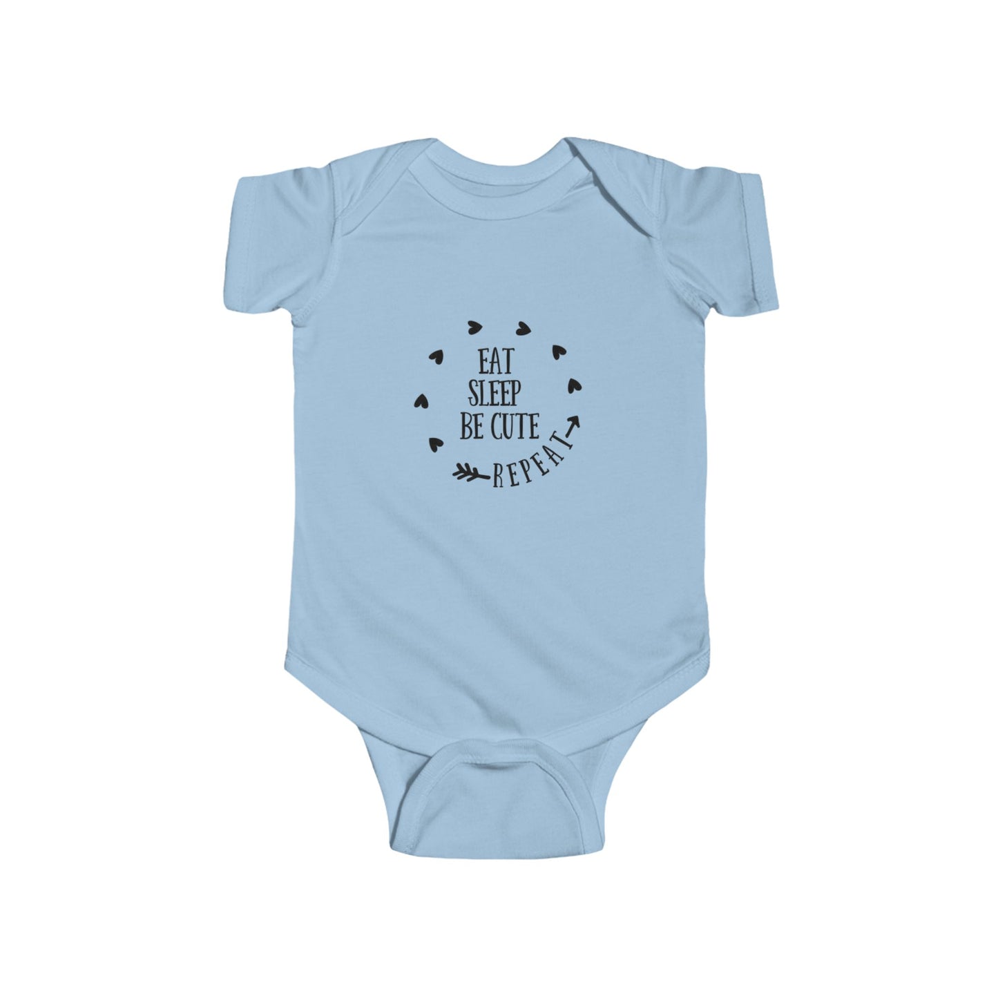 Cute Infant Bodysuit - Eat Sleep Be Cute