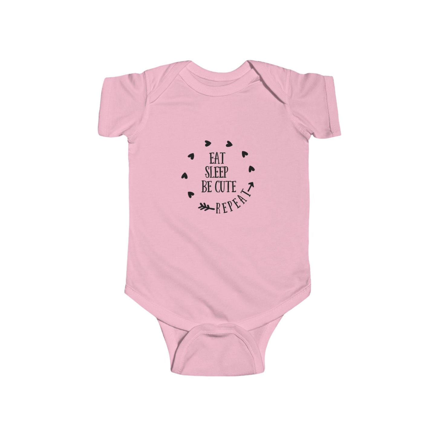 Cute Infant Bodysuit - Eat Sleep Be Cute