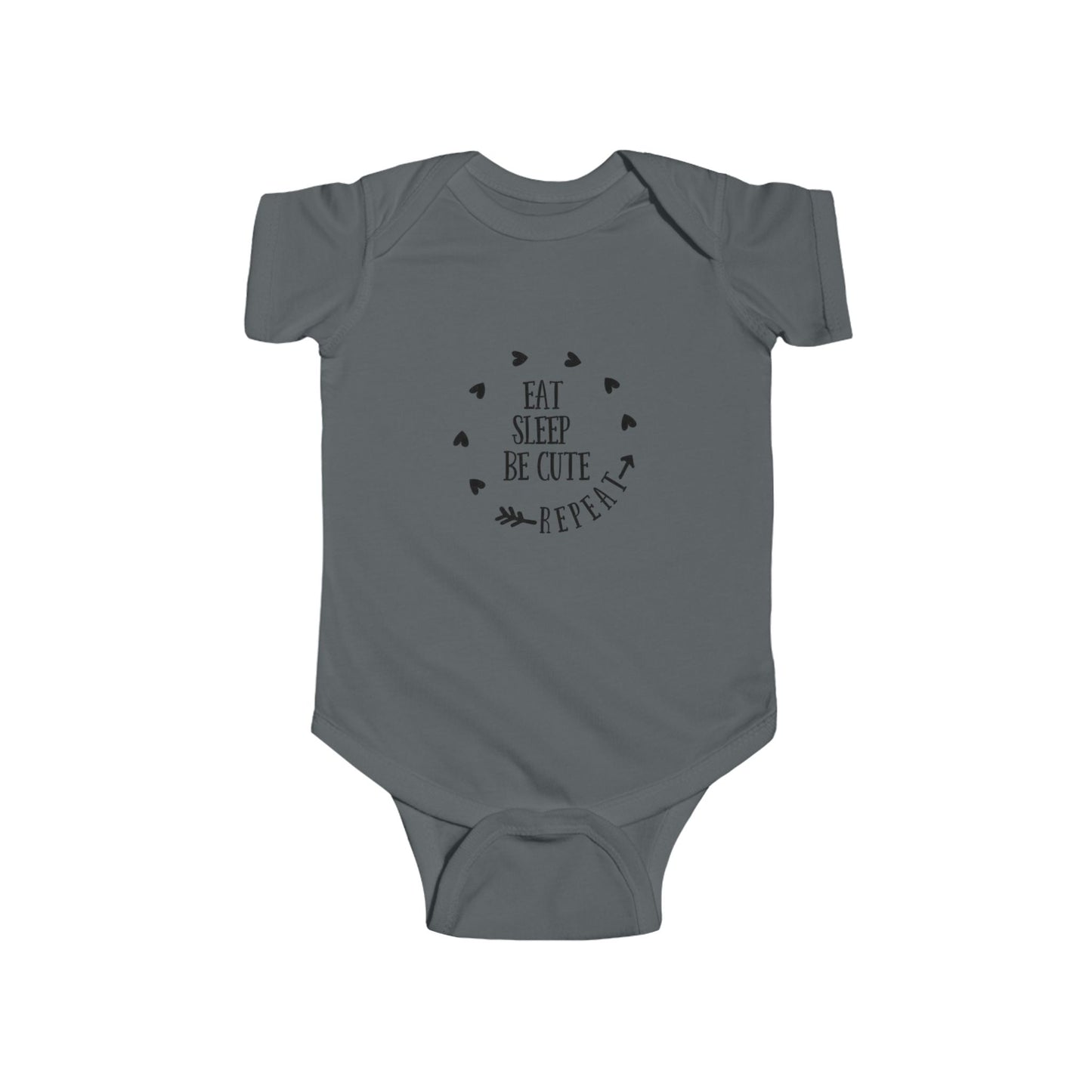 Cute Infant Bodysuit - Eat Sleep Be Cute