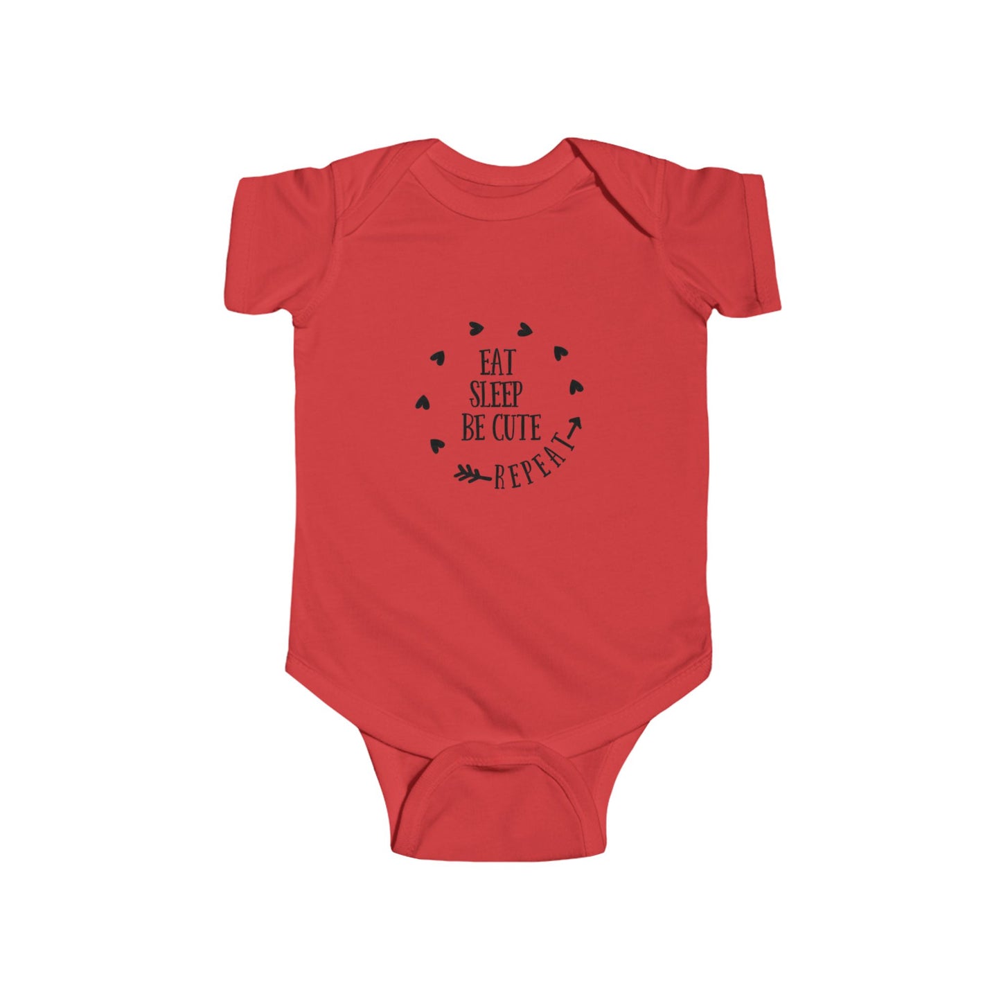 Cute Infant Bodysuit - Eat Sleep Be Cute