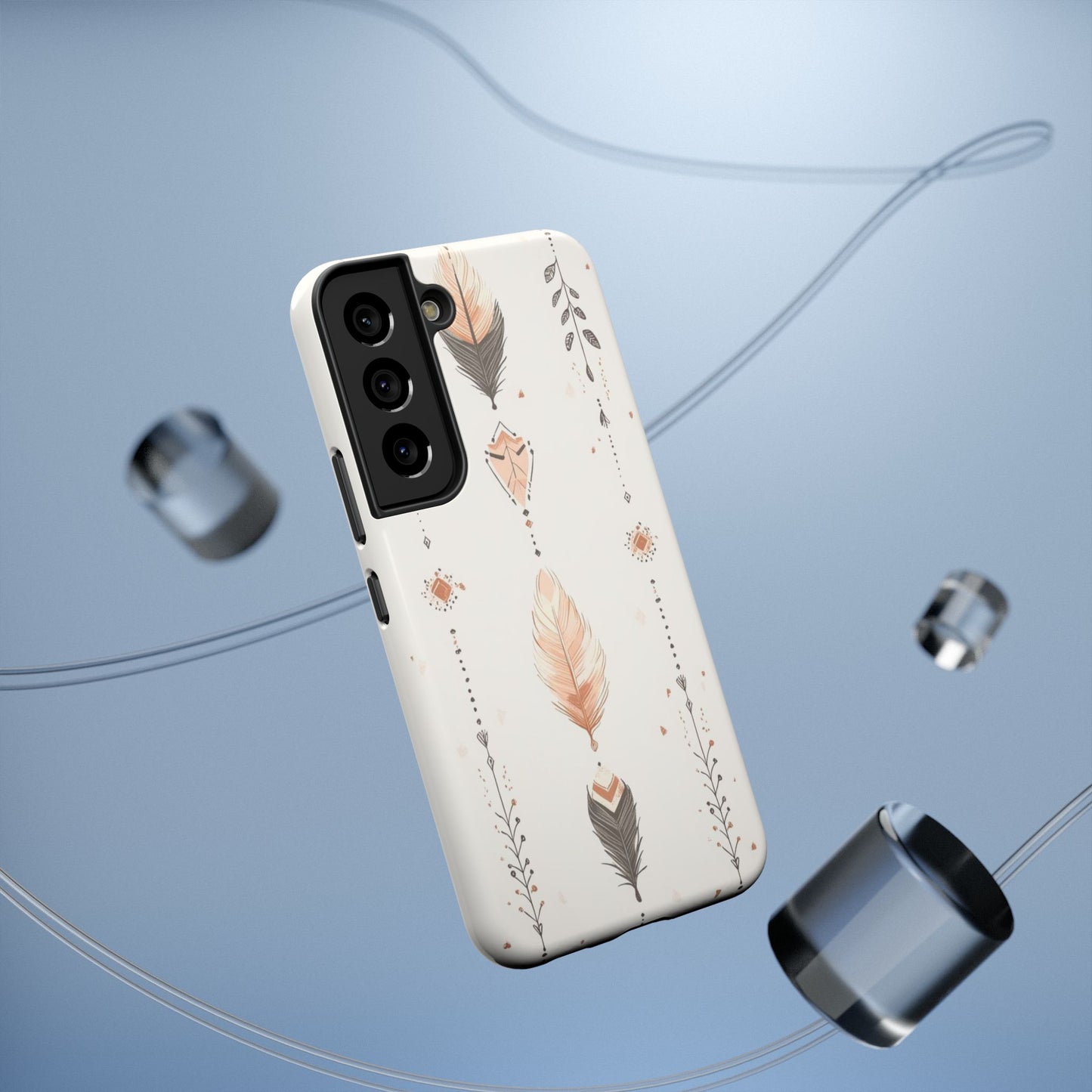 Stylish Impact-Resistant Phone Cases with Boho Feather Design, Durable Phone Protection, Gift for Her, Trendy Accessories, Unique [...]