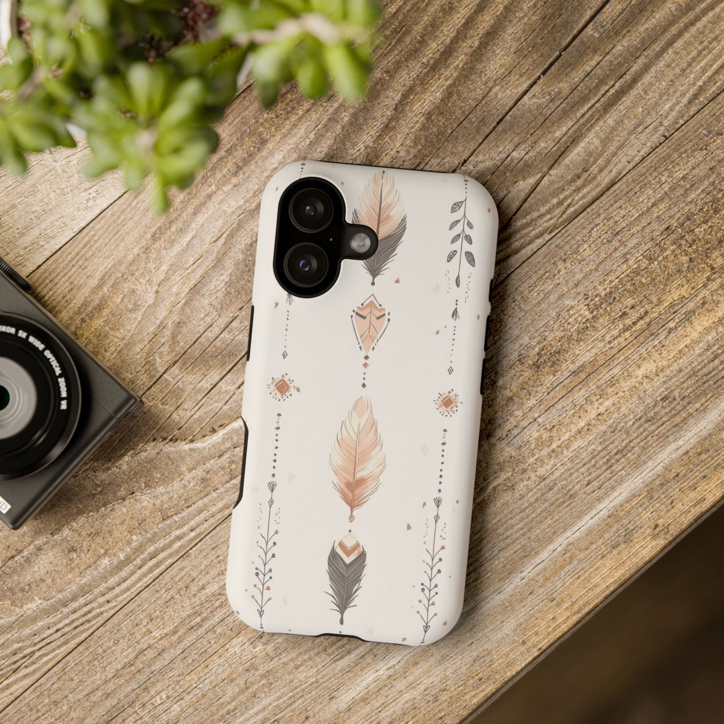 Stylish Impact-Resistant Phone Cases with Boho Feather Design, Durable Phone Protection, Gift for Her, Trendy Accessories, Unique [...]