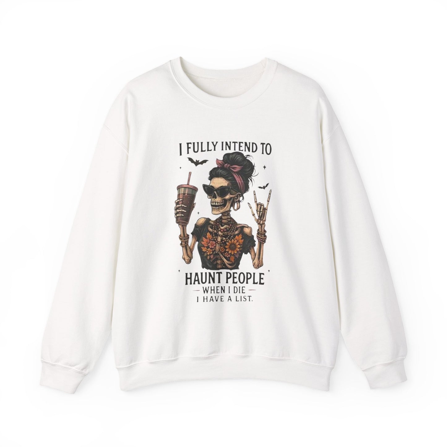 Fun Halloween Sweater, Skeleton Sweatshirt, Haunting Crewneck, Unisex Fall Fashion, Spooky Gift, Casual Comfortable Hoodie, Halloween Decor