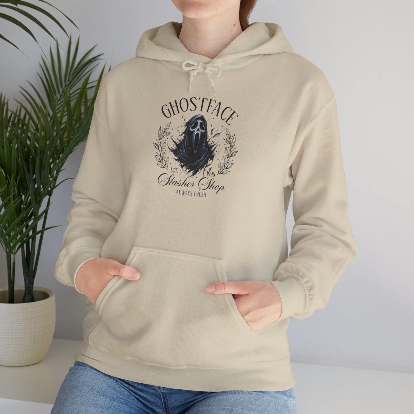 Ghostface Unisex Hooded Sweatshirt - Cozy, Stylish, Perfect for Halloween, Gift for Horror Fans, Casual Wear, and Everyday Comfort