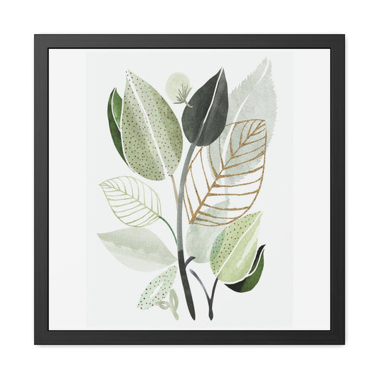 Botanical Framed Posters, Wall Art, Home Decor, Plant Lover Gift, Nature Prints, Greenery Wall Decor