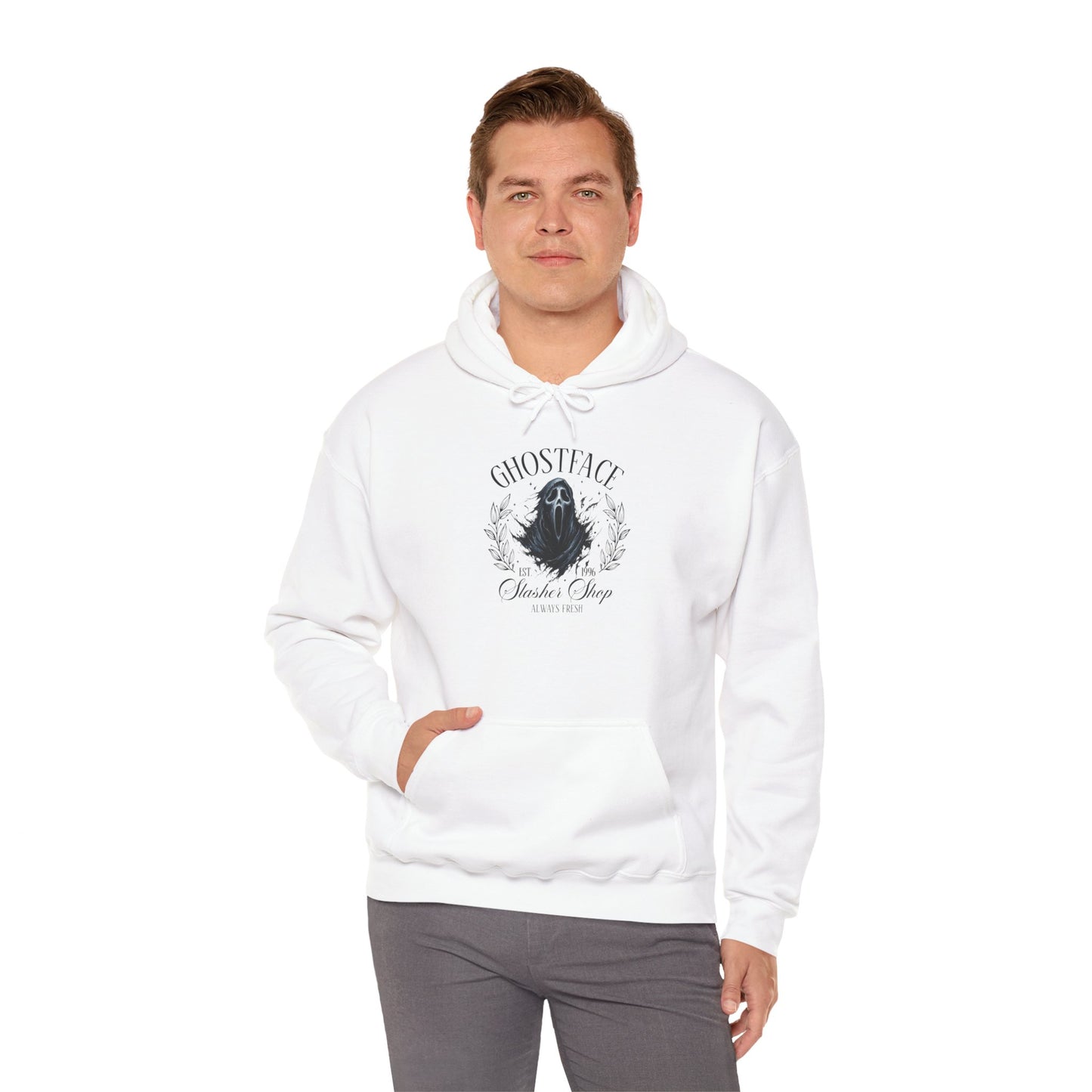Ghostface Unisex Hooded Sweatshirt - Cozy, Stylish, Perfect for Halloween, Gift for Horror Fans, Casual Wear, and Everyday Comfort