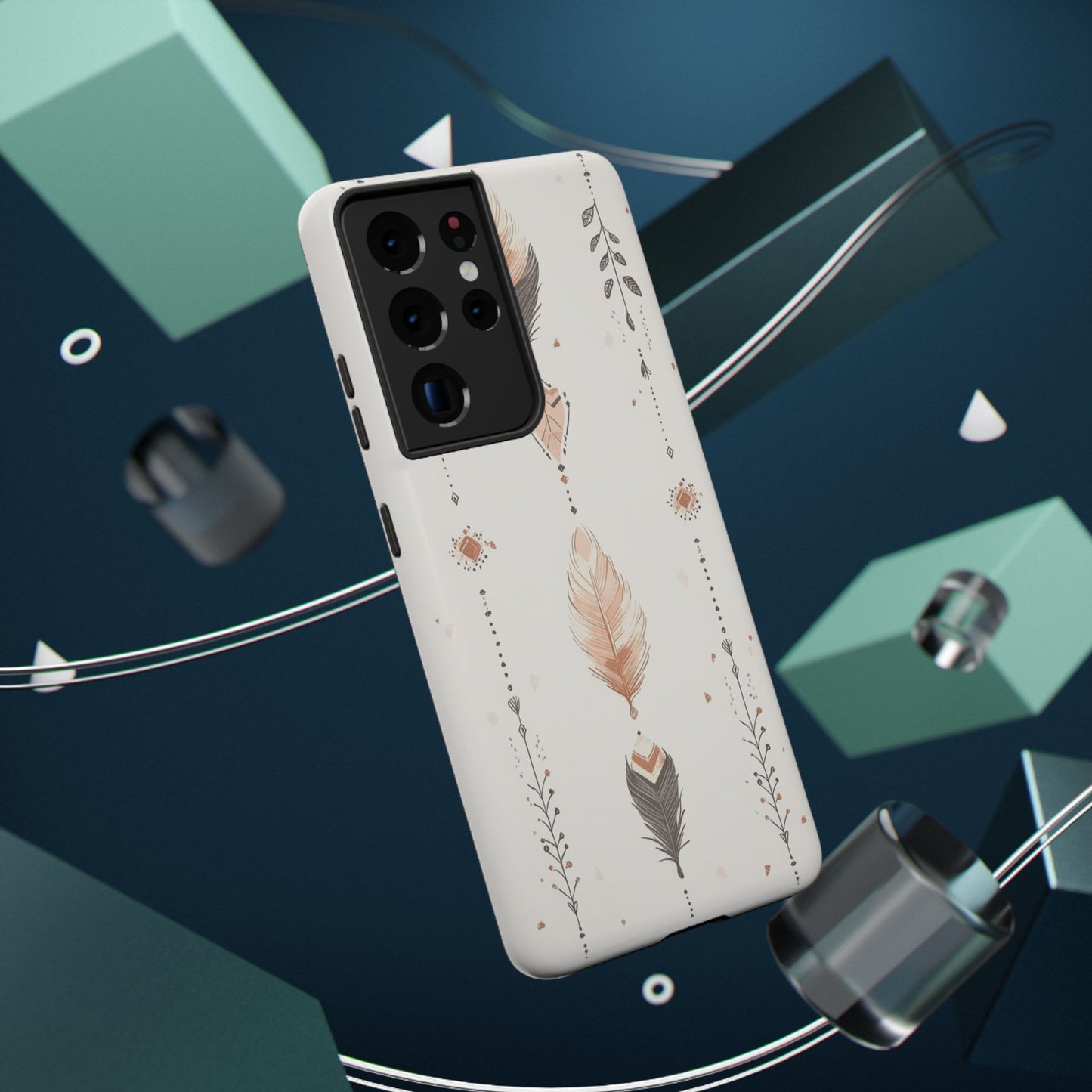 Stylish Impact-Resistant Phone Cases with Boho Feather Design, Durable Phone Protection, Gift for Her, Trendy Accessories, Unique [...]