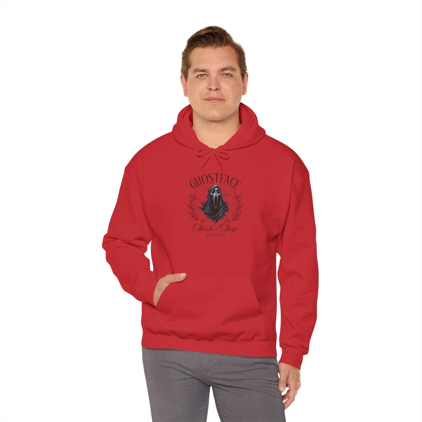 Ghostface Unisex Hooded Sweatshirt - Cozy, Stylish, Perfect for Halloween, Gift for Horror Fans, Casual Wear, and Everyday Comfort