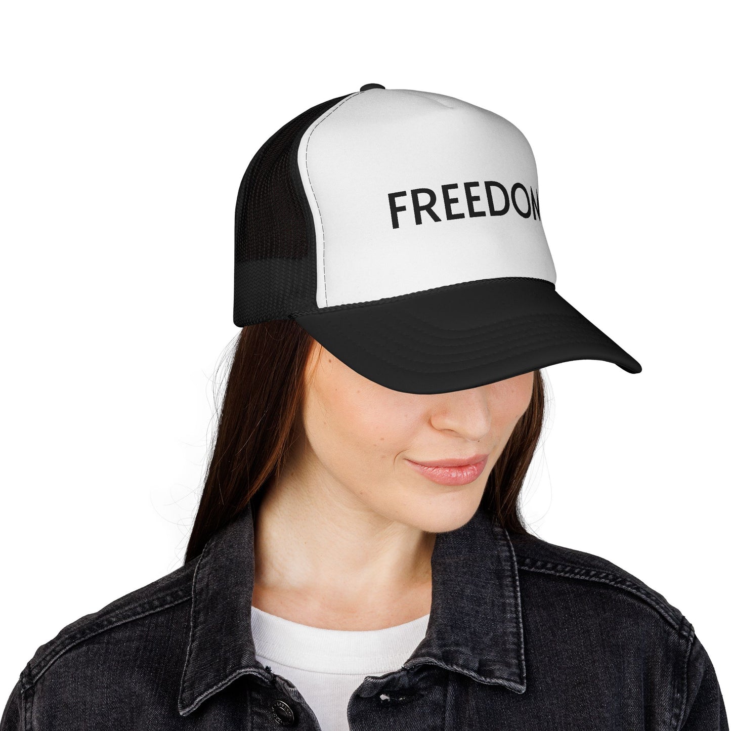 Freedom Trucker Cap - Cool Adjustable Hat for Outdoors, Festivals, Road Trips, Gifts for Him, Casual Style