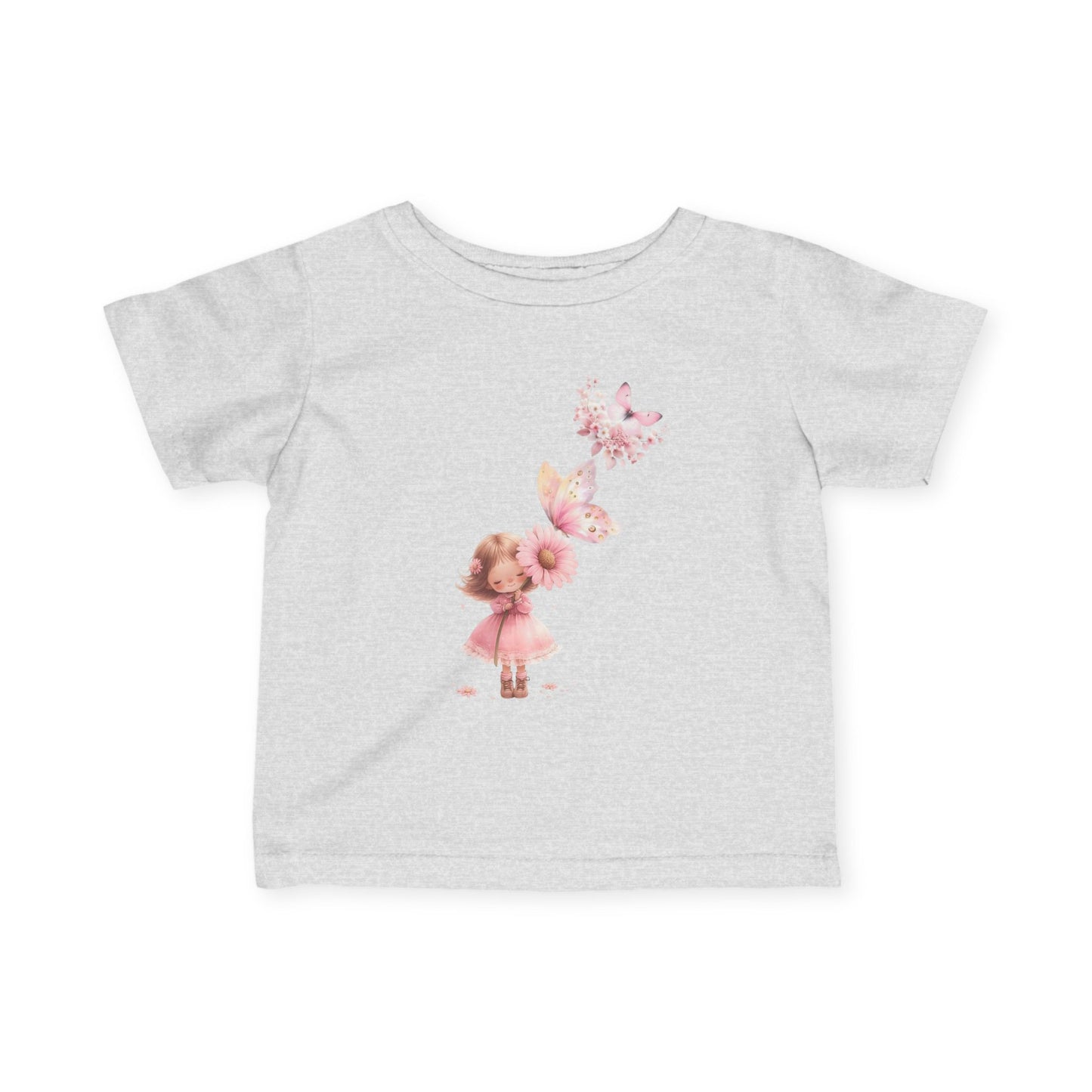 Infant Butterfly Graphic Tee, Cute Baby Apparel, Toddler Outfit, Spring or Summer Gift, Baby Shower Present, Kids Fashion
