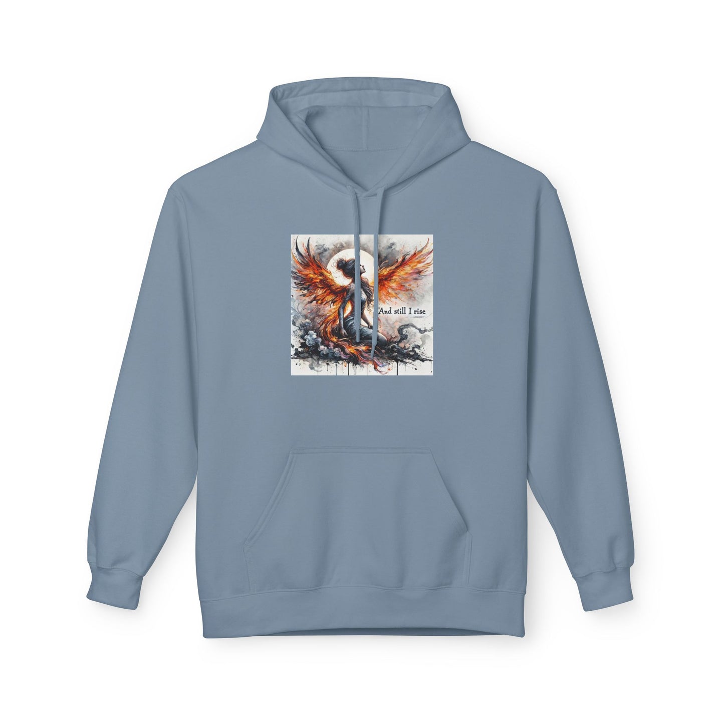 Phoenix Rising Fleece Hoodie | Inspirational Hoodie, Unisex Sweatshirt, Cozy Gift, Fall Fashion, Motivational Wear