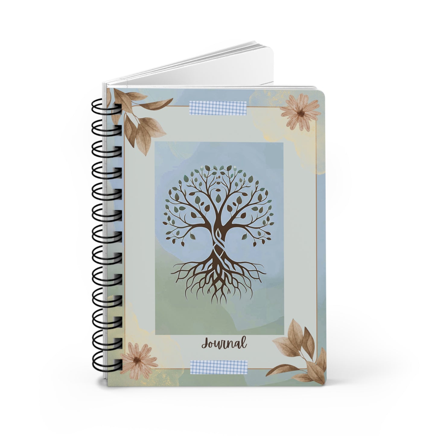 Nature-Inspired Spiral Bound Journal | Eco-Friendly Notebook for Writing, Sketching & Planning | Gift for Writers, Students, Nature Lovers