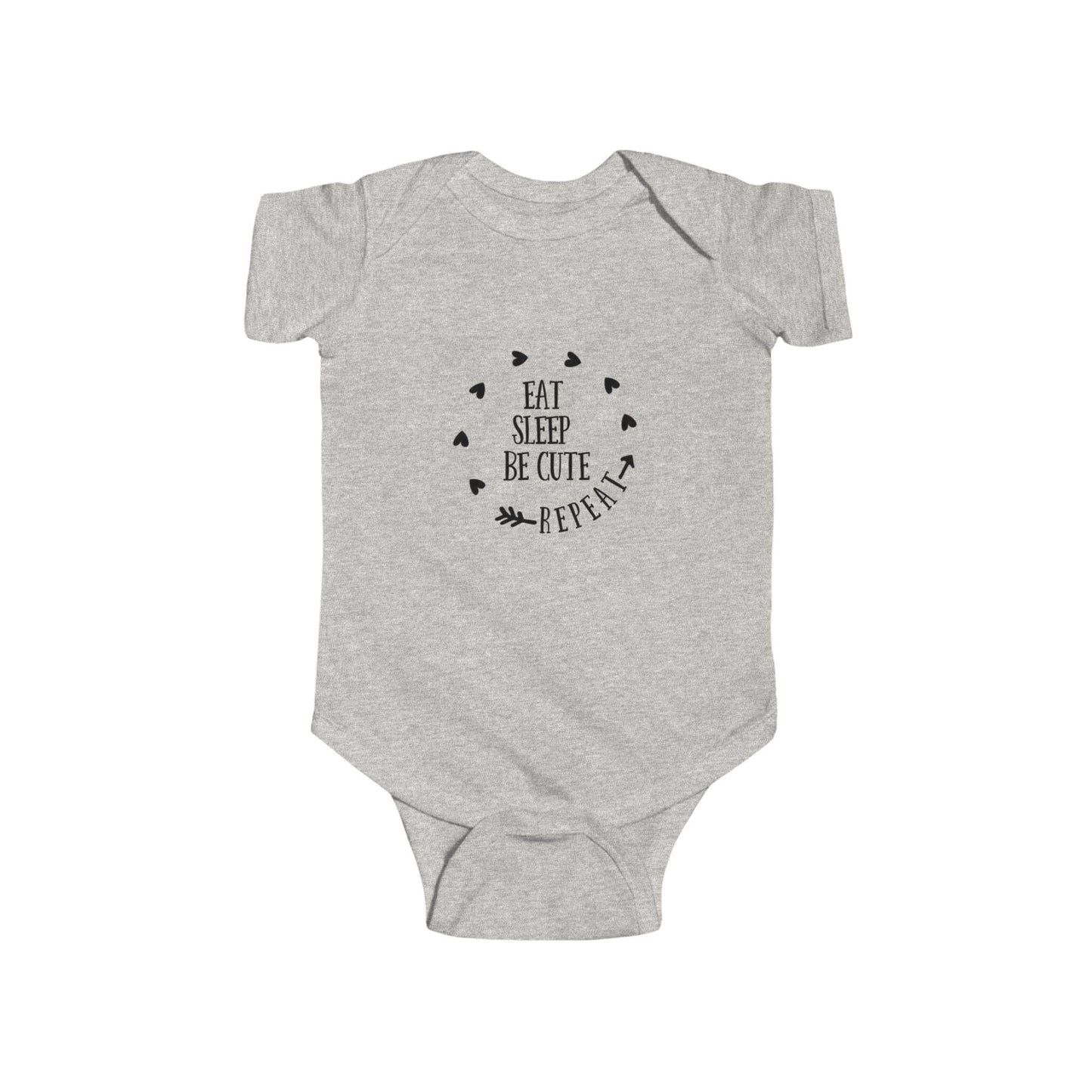 Cute Infant Bodysuit - Eat Sleep Be Cute