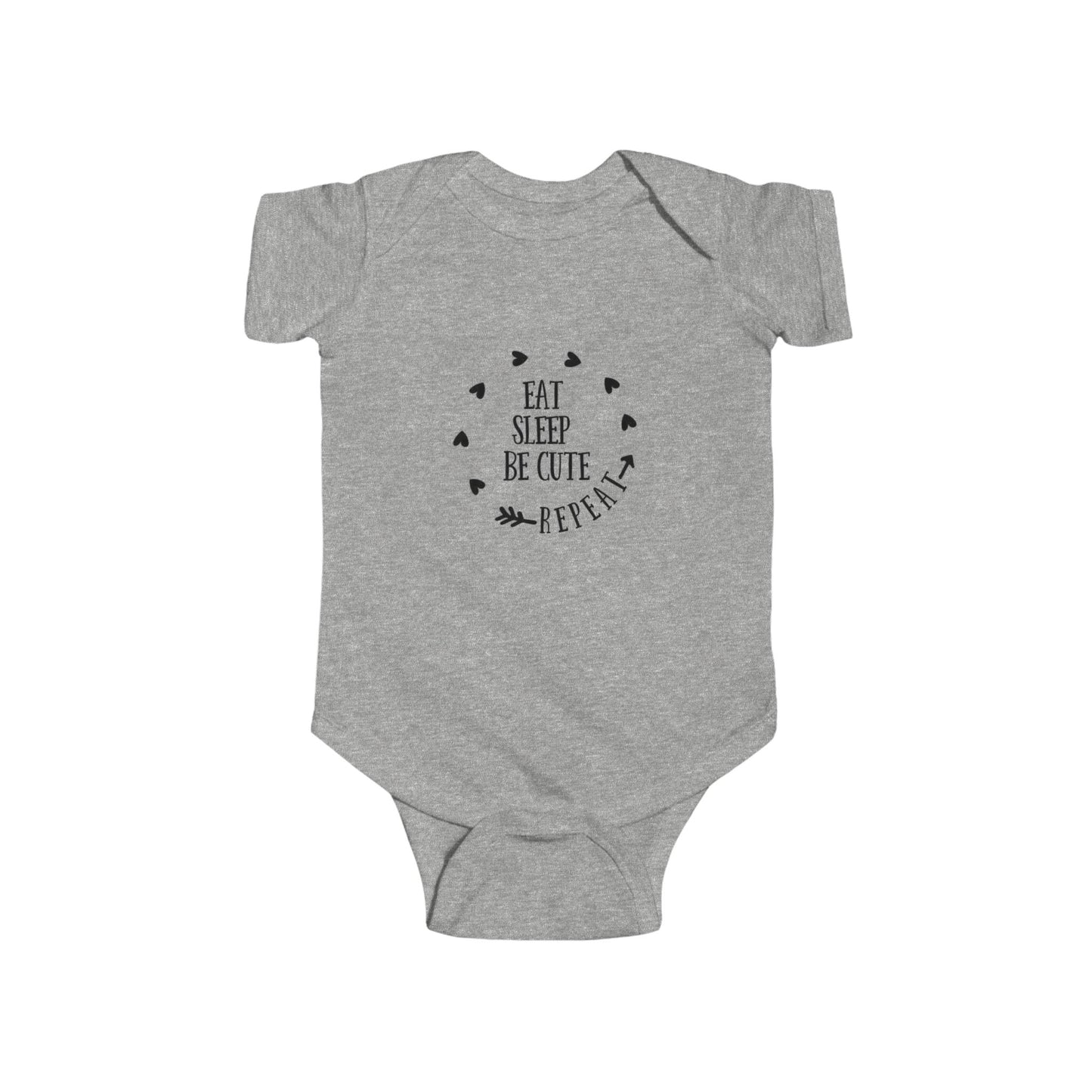 Cute Infant Bodysuit - Eat Sleep Be Cute