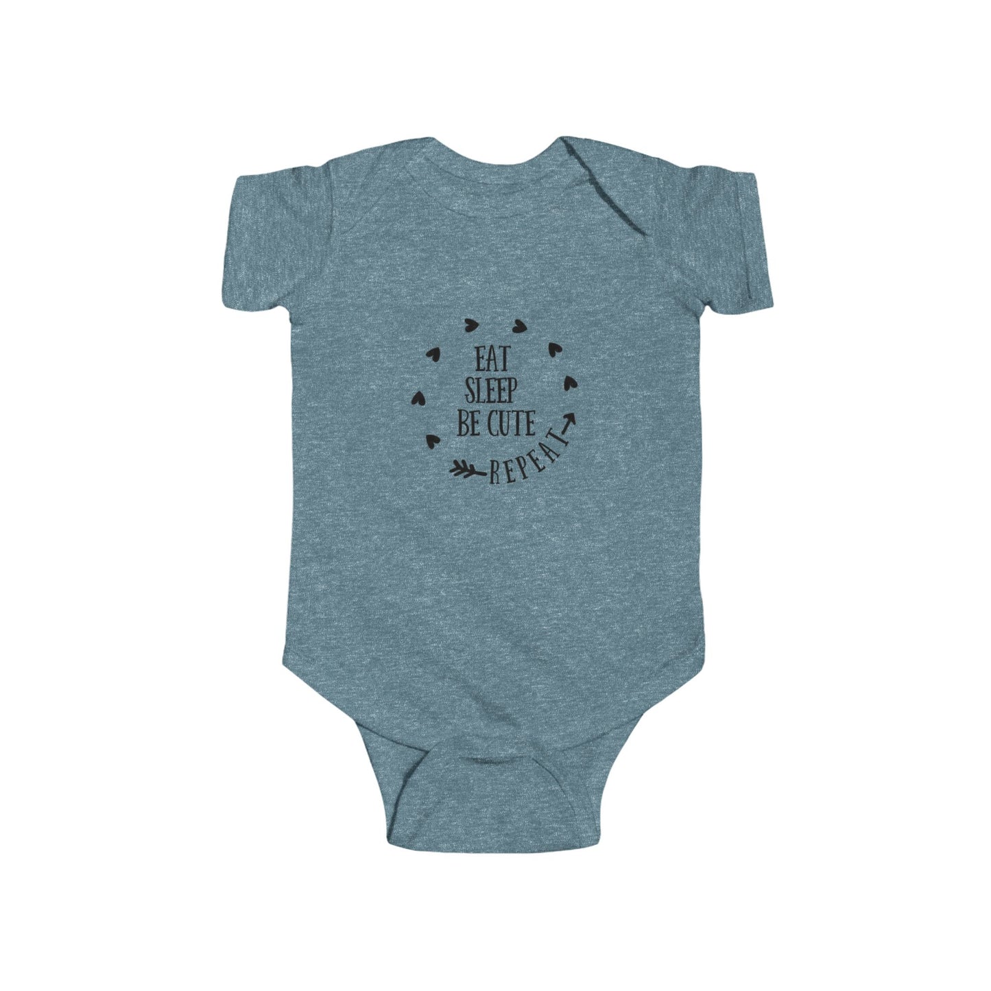 Cute Infant Bodysuit - Eat Sleep Be Cute