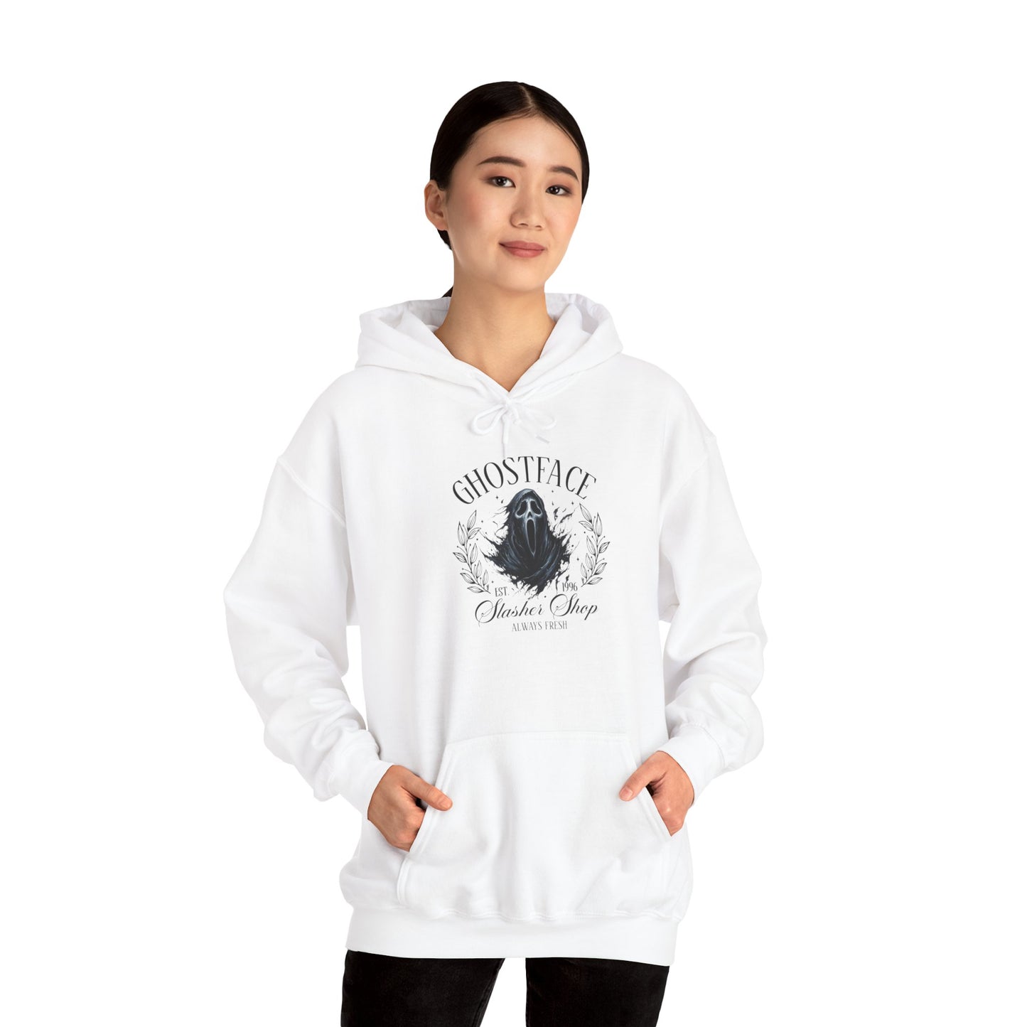 Ghostface Unisex Hooded Sweatshirt - Cozy, Stylish, Perfect for Halloween, Gift for Horror Fans, Casual Wear, and Everyday Comfort