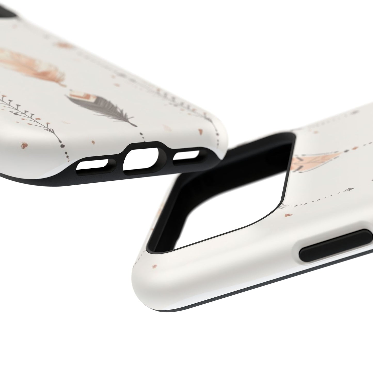 Stylish Impact-Resistant Phone Cases with Boho Feather Design, Durable Phone Protection, Gift for Her, Trendy Accessories, Unique [...]