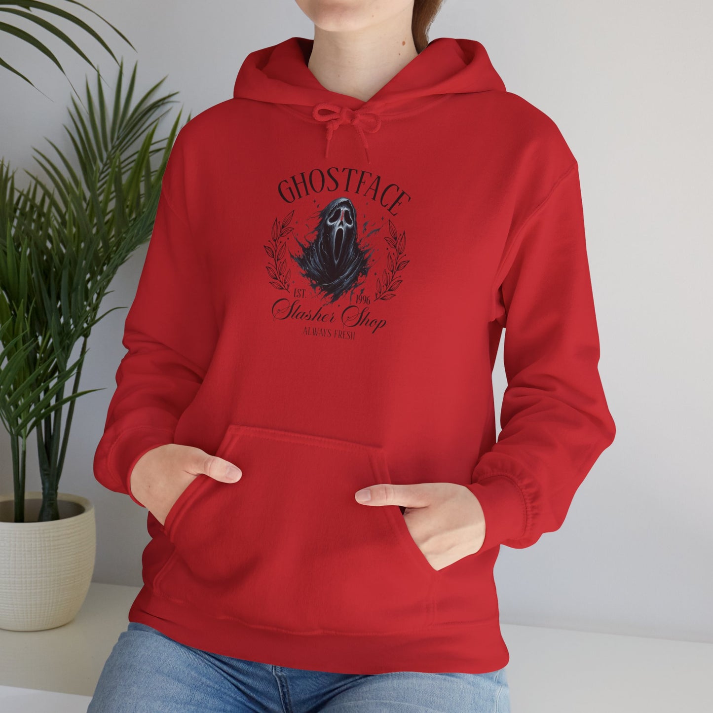 Ghostface Unisex Hooded Sweatshirt - Cozy, Stylish, Perfect for Halloween, Gift for Horror Fans, Casual Wear, and Everyday Comfort