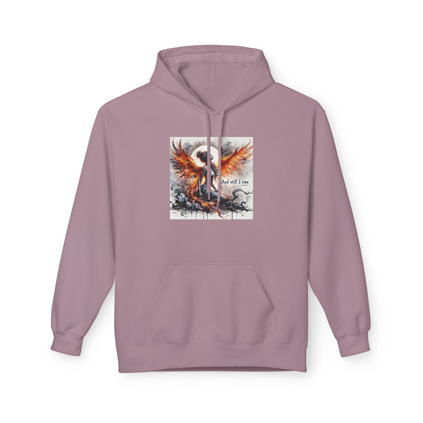 Phoenix Rising Fleece Hoodie | Inspirational Hoodie, Unisex Sweatshirt, Cozy Gift, Fall Fashion, Motivational Wear