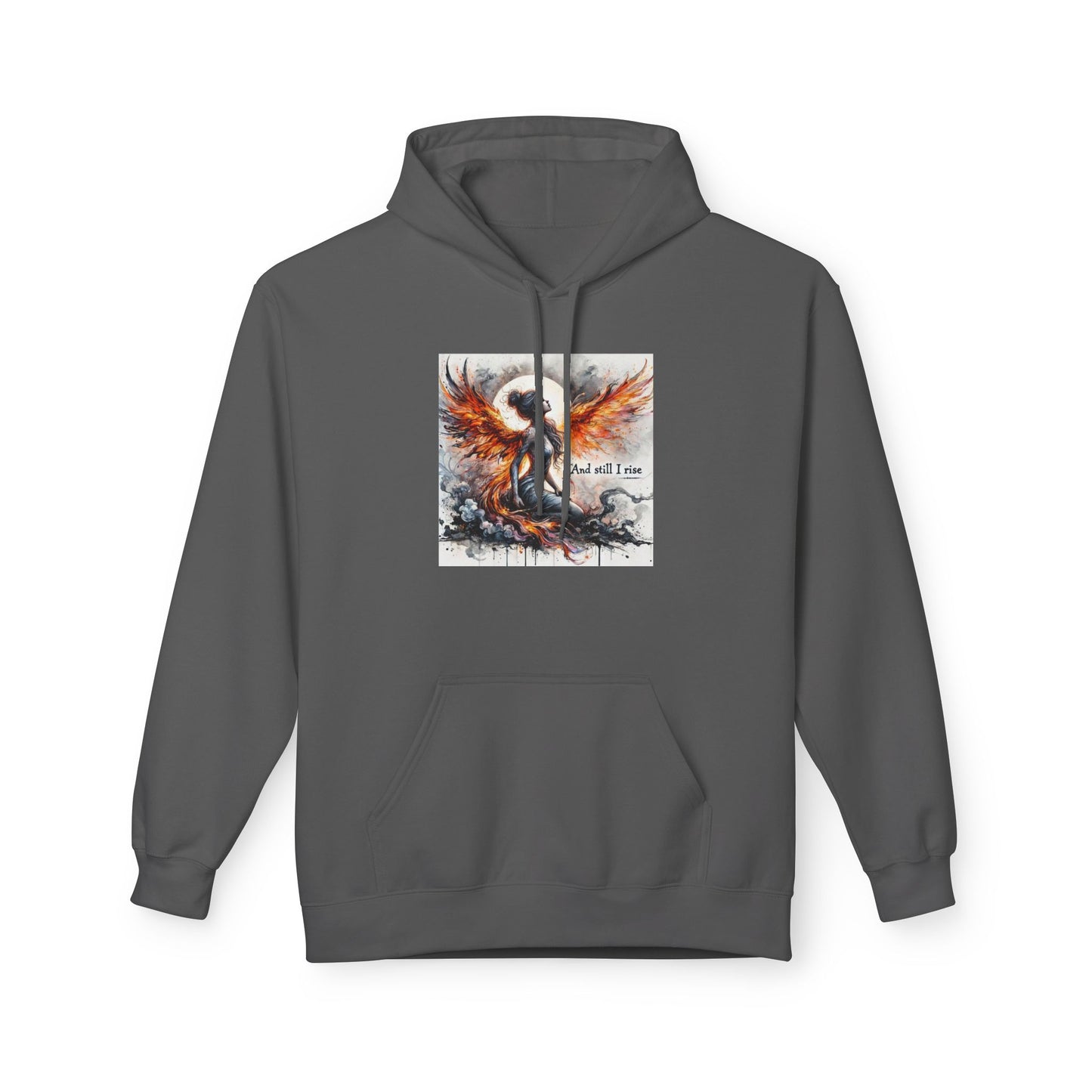 Phoenix Rising Fleece Hoodie | Inspirational Hoodie, Unisex Sweatshirt, Cozy Gift, Fall Fashion, Motivational Wear