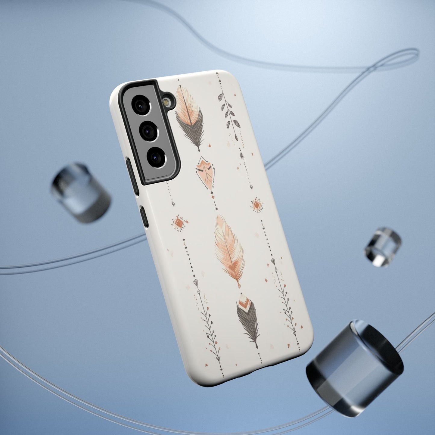 Stylish Impact-Resistant Phone Cases with Boho Feather Design, Durable Phone Protection, Gift for Her, Trendy Accessories, Unique [...]