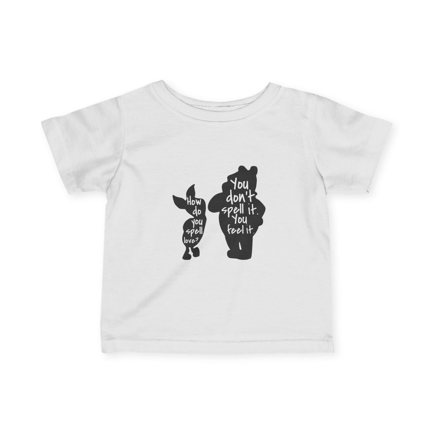 Cute Infant Jersey Tee - Fun Spelling Statement Tee for Kids