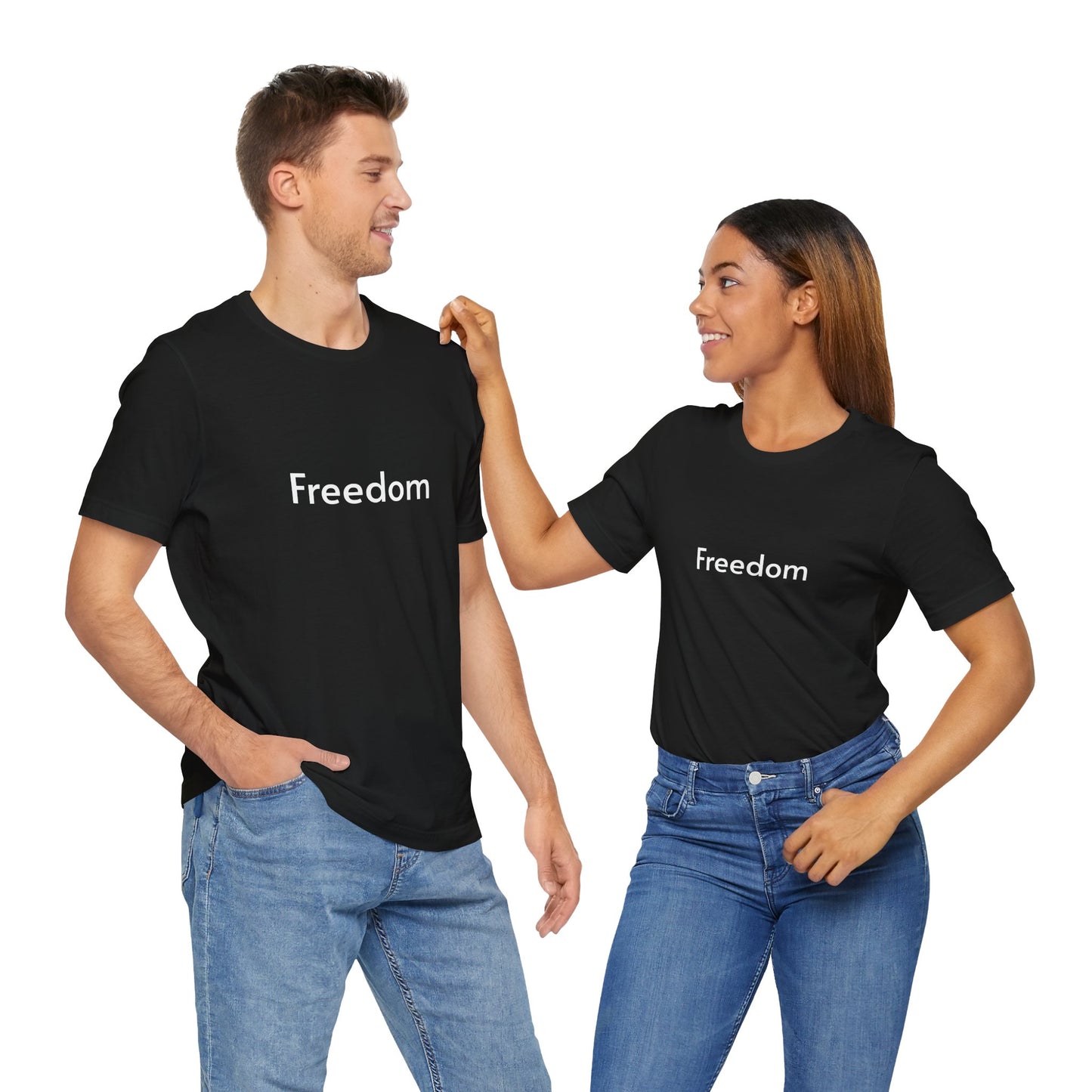 Freedom Unisex Jersey Tee, Casual T-Shirt, Inspirational Shirt, Everyday Wear, Gift for Freedom Lovers, Comfort Wear, Positive Vibes