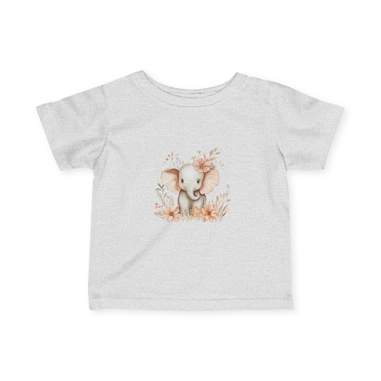 Adorable Baby Elephant Infant Tee, Cute Baby Shirt, Toddler Gift, Cute Animal Tee, Baby Shower Gift, Nursery Wear