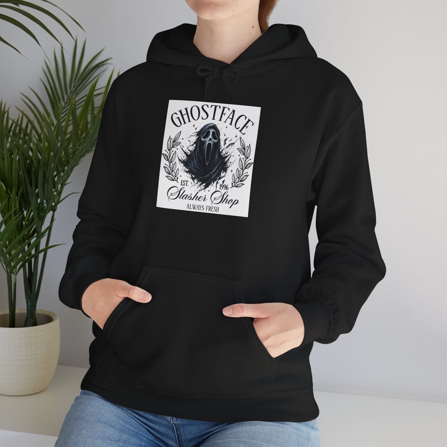 Ghostface Unisex Hooded Sweatshirt - Cozy, Stylish, Perfect for Halloween, Gift for Horror Fans, Casual Wear, and Everyday Comfort