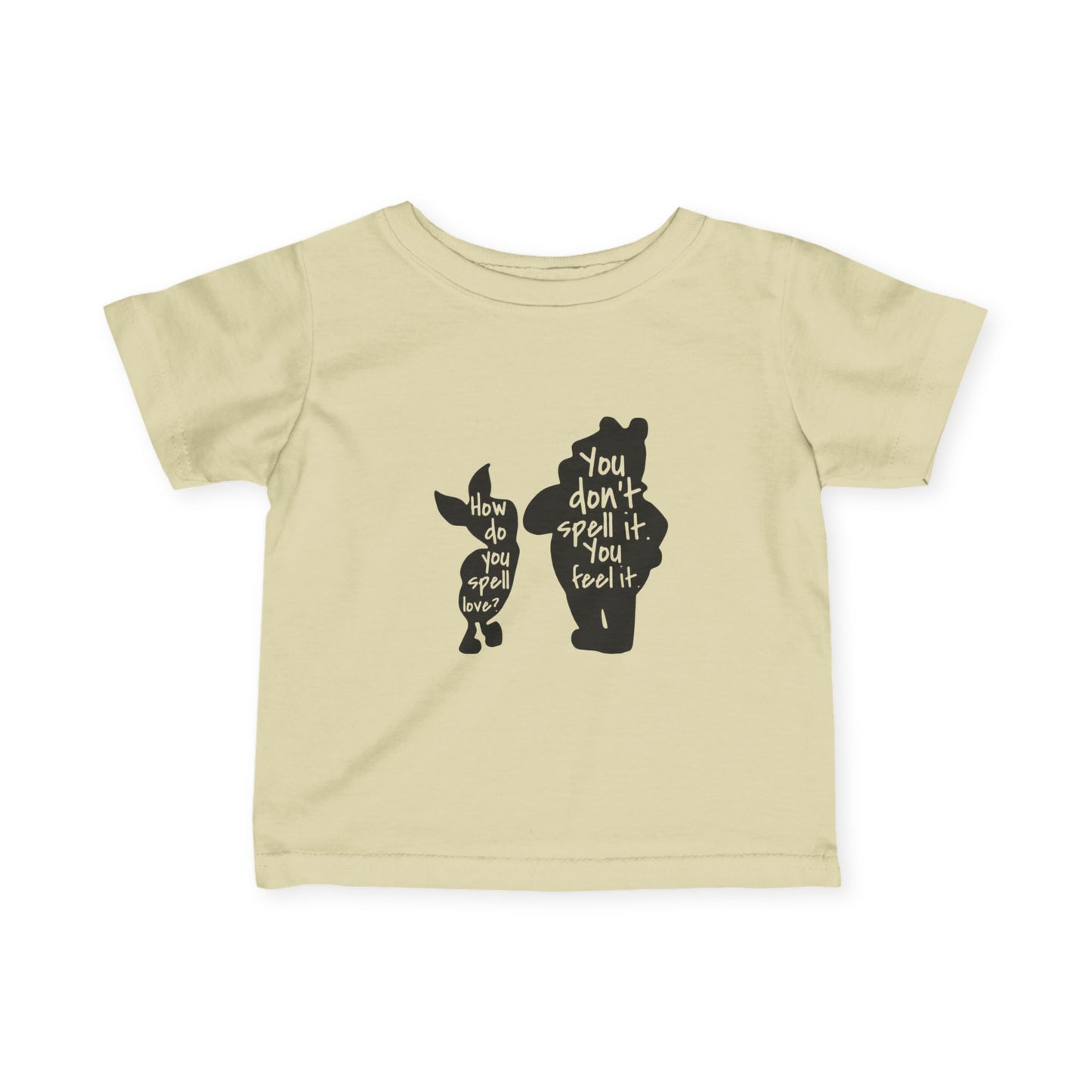 Cute Infant Jersey Tee - Fun Spelling Statement Tee for Kids