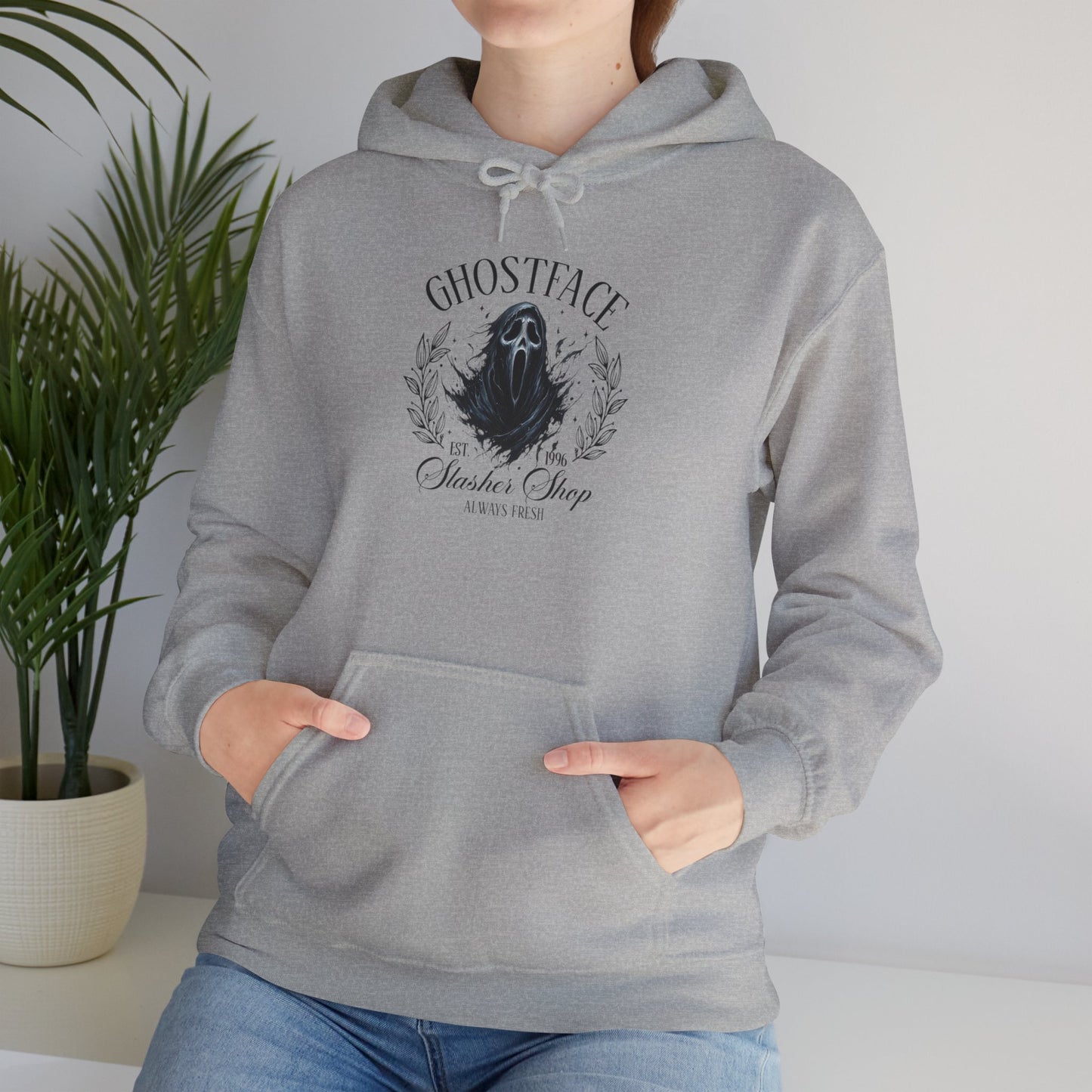 Ghostface Unisex Hooded Sweatshirt - Cozy, Stylish, Perfect for Halloween, Gift for Horror Fans, Casual Wear, and Everyday Comfort