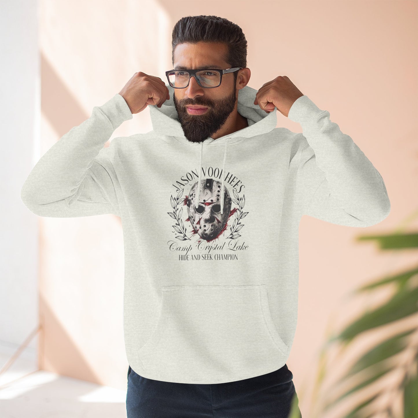 Cozy Graphic Hoodie with Fleece Lining, Unique Animal Design, Perfect for Casual Wear, Gifts, and Outdoor Adventures