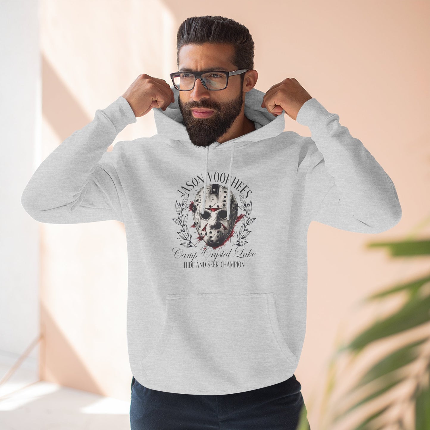 Cozy Graphic Hoodie with Fleece Lining, Unique Animal Design, Perfect for Casual Wear, Gifts, and Outdoor Adventures