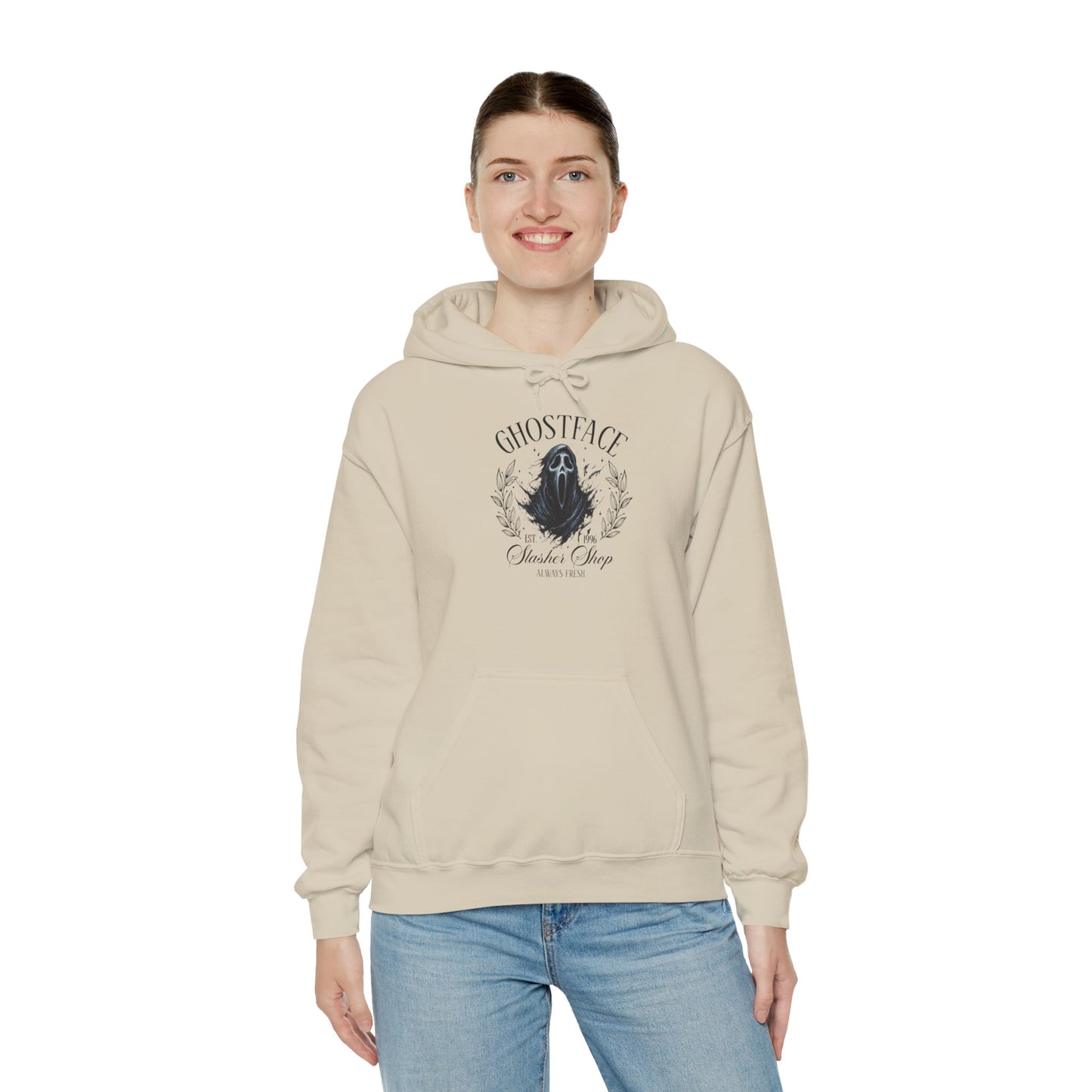 Ghostface Unisex Hooded Sweatshirt - Cozy, Stylish, Perfect for Halloween, Gift for Horror Fans, Casual Wear, and Everyday Comfort